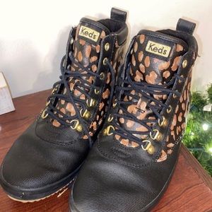 Leopard Keds Scout Booties